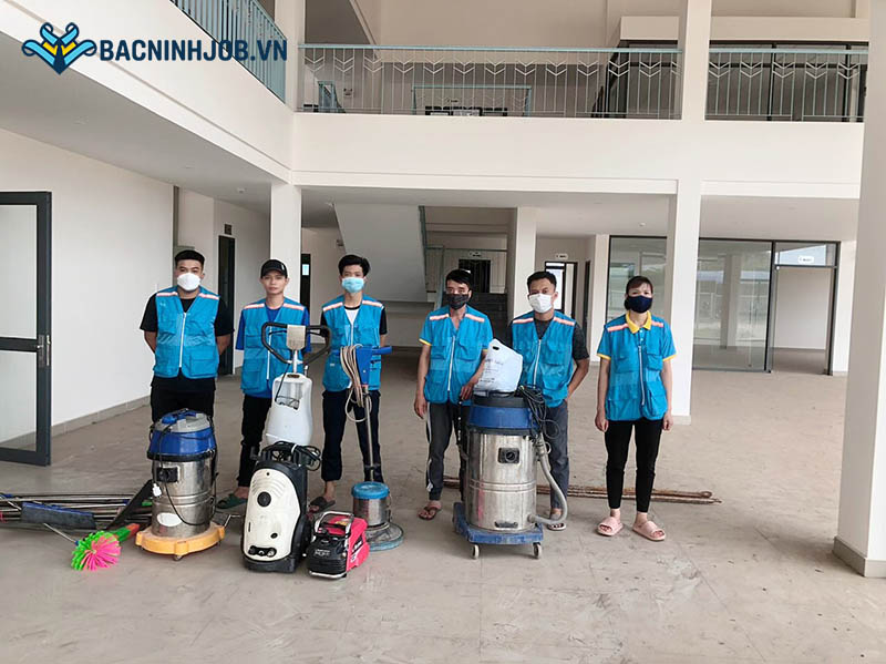 C&aacute;c nh&oacute;m vị tr&iacute; "kh&aacute;t" nh&acirc;n sự nhất tại việc l&agrave;m vệ sinh c&ocirc;ng nghiệp Bắc Ninh