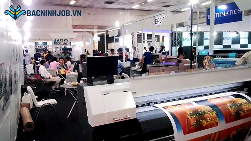 Xưởng in ấn hoạt động tại Bắc Ninh