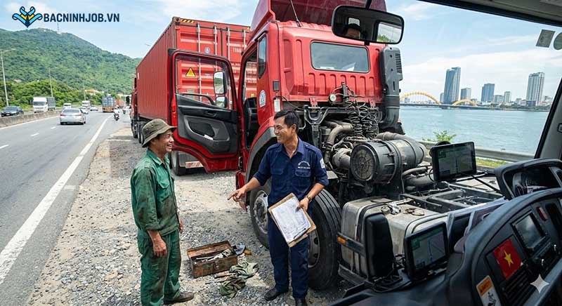Góc nhìn thực tế về việc làm lái xe Bắc Ninh: Nghề của sự bền bỉ trên những cung đường công nghiệp